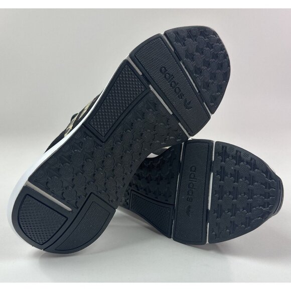 Adidas Swift Run 22 J Kids Black Pink Leopard Running Shoes Sneakers GX9215 - Picture 8 of 10